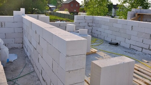 Кладка газосиликатных блоков в Осиповичах