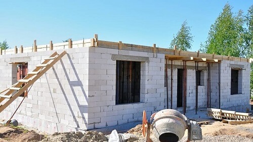 Кладка стен из газосиликатных блоков в Осиповичах