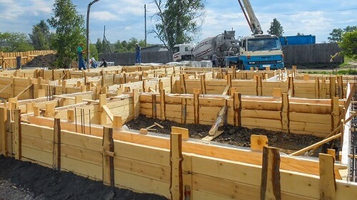 Ленточный фундамент для дома в Осиповичах