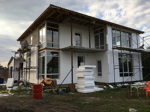 Утепление пенопластом наружных стен в Осиповичах