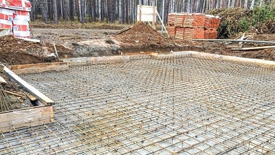 Заливка фундамента под дом в Осиповичах